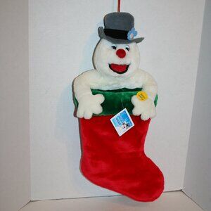 Frosty the Snowman Talking Christmas Holiday Stocking